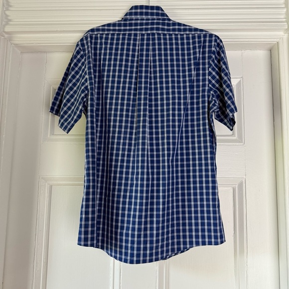 NWT Brooks Brothers Men’s Regent Fit Non-Iron Blue Red Button Down Shirt Medium - Picture 3 of 11